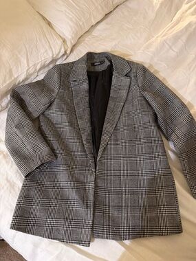 Missguided Houndstooth Blazer